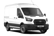 Van Hire Buxton - White Ford Transit Medium Wheel Base - Van hire Buxton